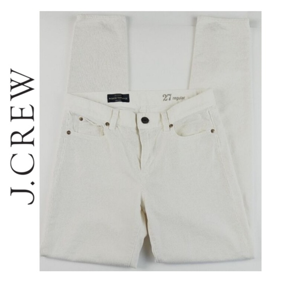 J. Crew Denim - J Crew Mid Rise Toothpick Womens Jeans Coldoroy